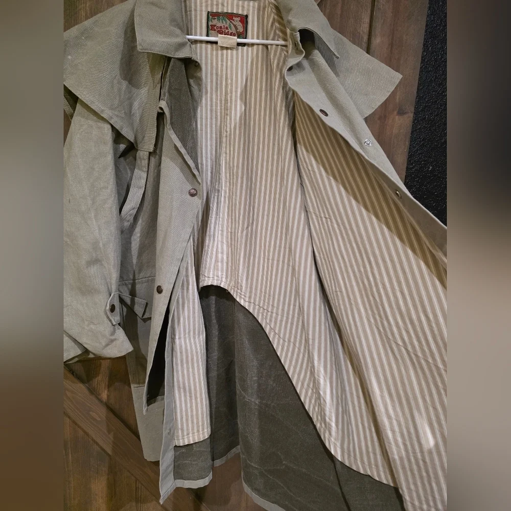 Vtg Austrailian Outback Trading Co. Western Duster Size Medium - Picture 7 of 10